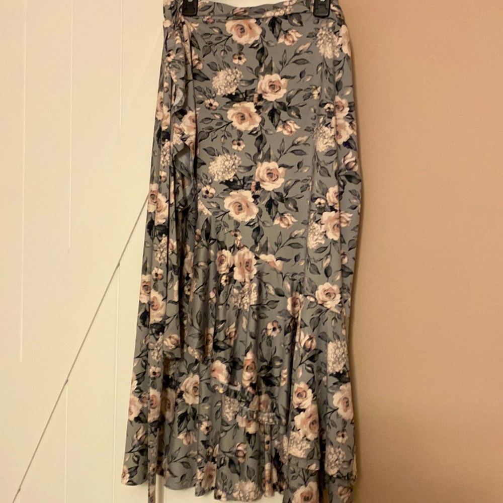 LulaRoe Floral Wrap Skirt